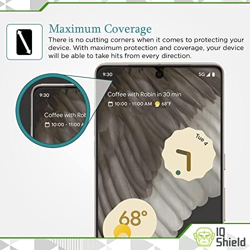 Матово защитно фолио IQ Shield, която е съвместима с Pixel Google Pro 7 (2 опаковки), с антирефлекторно покритие