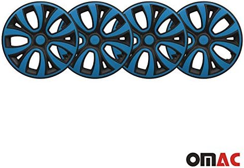 Капачки за джантите на колелото OMAC | Автомобилни Аксесоари 14-инчови Капачки за ступиц в стил OEM Комплект от 4 теми|Автомобилни