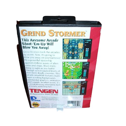 Калъф Aditi Grind Stormer САЩ с кутия и ръководството За игралната конзола Sega Megadrive Genesis 16 бита MD Card (калъф за