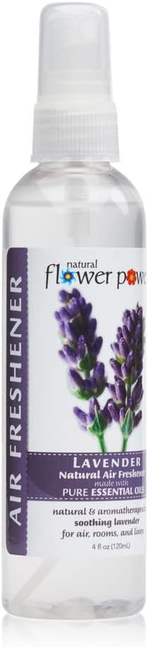 Освежители за въздух Natural Flower Power с аромат на чисти Етерични масла, Спрей за премахване на миризми