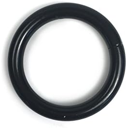 1-1/4 Черно Сварное О-пръстен с диаметър 5 мм - 10 бр.