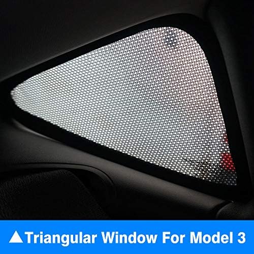Mixsuper Идеален за слънчеви очила Tesla Model 3 2017-2020 г. Стъклен Покрив Козирка Люк на задния прозорец Полуприкрытого
