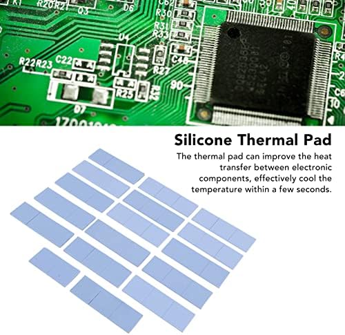 Силиконовата Теплопроводящая Уплътнението, 50ШТ Термонагревательные Подложки Богат на функции за процесора LED LCD Чипсет