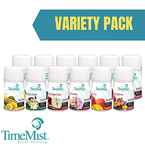 TimeMist Висококачествени разнообразни ароматизатори 1043978 (опаковка от 12 броя) са Отлични за тоалетни, съблекални