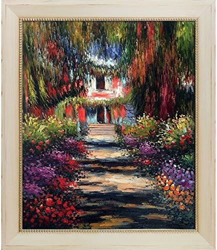 Градинска пътека в стил Пастиш от Giverny Minature Art, 9,75 x 9,75, Многоцветен