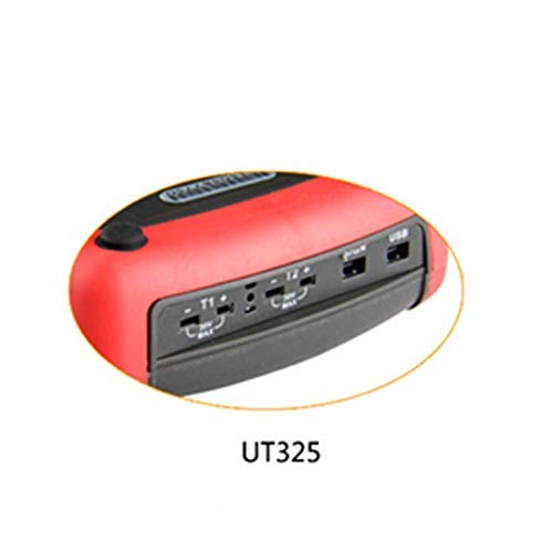 UT325 Цифров Термометър за Измерване на Температура, Тестер USB Интерфейс T1-T2 Двоен Вход с Високо / Ниско на