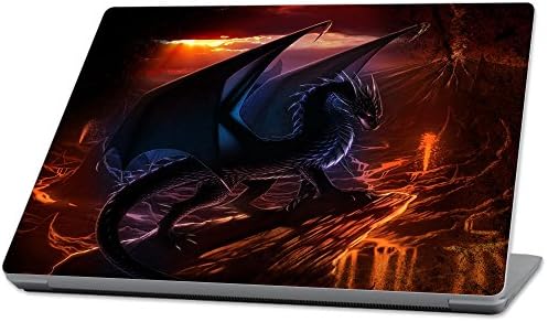 Корица Mightyskins е Съвместима с лаптоп Microsoft Surface (2017) 13,3 - Red Dragon | Защитно, здрава и уникална Vinyl стикер | Лесно се нанася, се отстранява и обръща стил | Произведено в САЩ