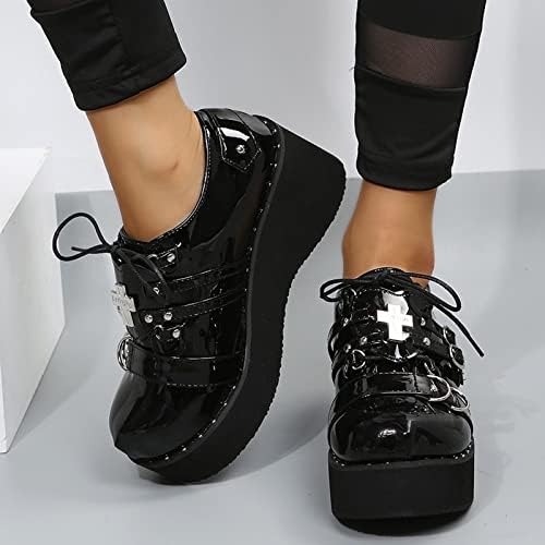 Дамски Обувки, Обувки на платформа с Високи Токчета, Ежедневни Обувки, Обувки за момичета в Голям Размер