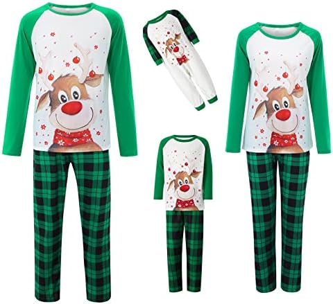 Пижамный Комплект за семейството, Коледни Пижами за Семейството, едни и Същи Семейни Коледни Пижама Комплект, Пижами, Коледна Пижама