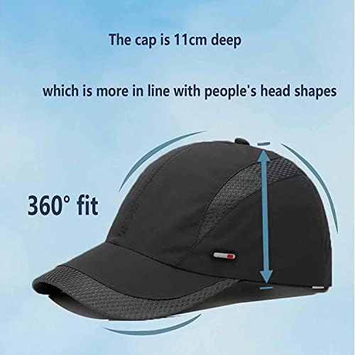 Шапка за защита от електромагнитно излъчване ZAMAKS, Защищающая от радиация Солнцезащитная шапка с дишаща мрежа (Цвят: черен