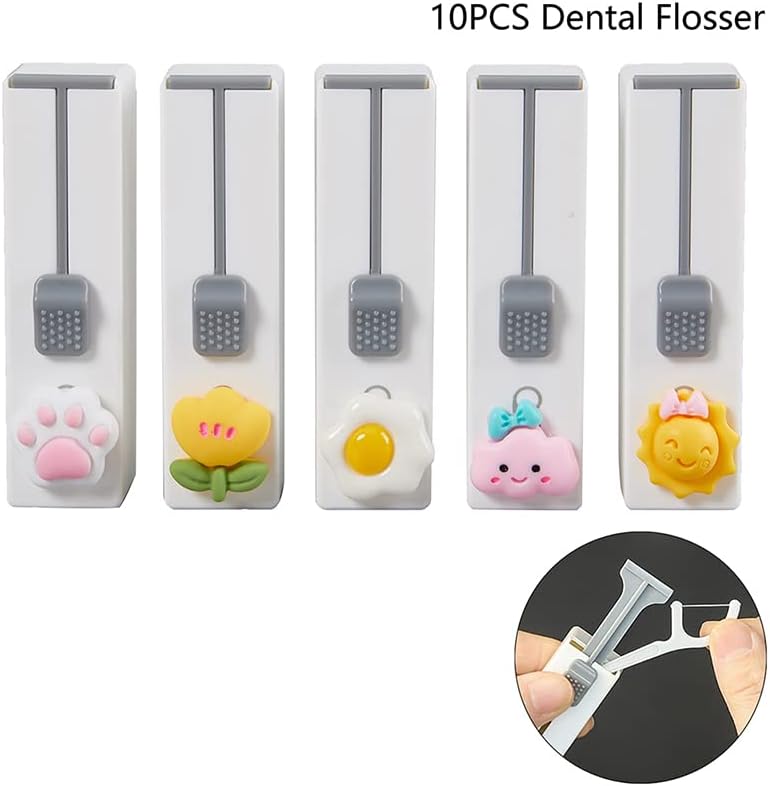 Автоматична Кутия За съхранение на Зъбни Конци ABS Dental Floss Избира Кутия За съхранение на Зъбни конци