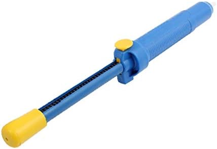 X-DREE Пластмасова помпа за разпояване, Паяльники, Инструмент за премахване на вакуум за отстраняване на спойката, синьо