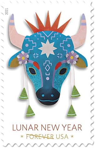 Серия пощенски марки на САЩ Лунна Нова година - Година на бика (5 листа)