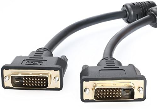 Двоен кабел Postta DVI-D с позлатени ферритами от мъжете на мъжа - 15 Метра