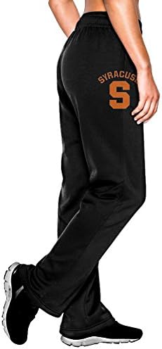 Дамски спортни панталони Vinda С логото на Syracuse S University Черен цвят