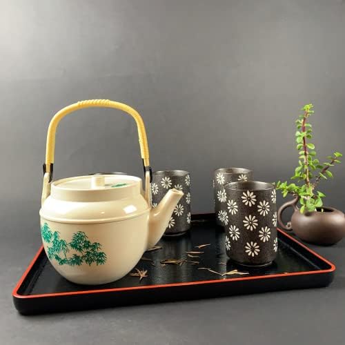 JapanBargain 1625, Чайник среден размер, Японски Пластмасов меламиновый Небьющийся кана за дома или на ресторант,