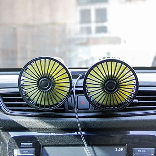 Charella HZIOUG Авто Универсален Регулируем Usb Dual Fan Авто Фен Годишен Открит Преносим Вентилатор