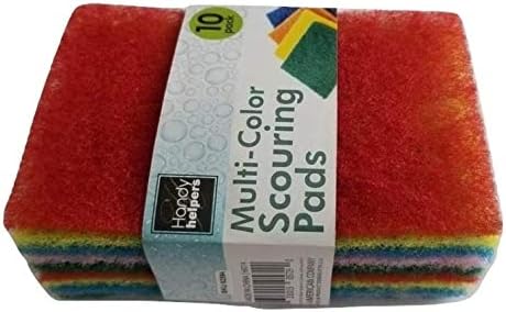 Удобни предмети от бита от 10 Разноцветни Не Царапающихся Многофункционални почистващи кърпички (1 опаковка