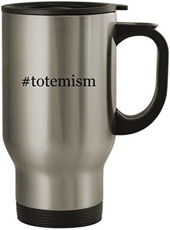 Подаръци дрънкулки тотемизм - Пътна Чаша От Неръждаема Стомана за 14 грама, Сребрист
