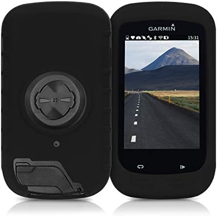 Калъф kwmobile е Съвместим с Garmin Edge 1000 / Explore 1000 - Калъф Мек Силикон За наем с GPS система Защитен Калъф - Черен