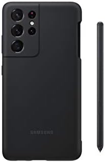 Силиконов калъф Samsung Galaxy S21 Ultra с комплект S-Pen - Черен (версия за САЩ)