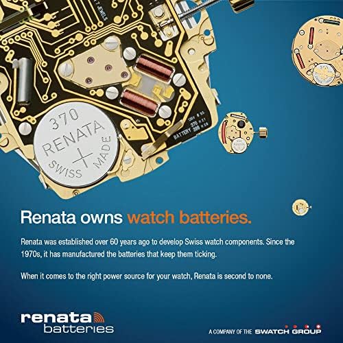 Батерии Renata 392 SR41W - Батерия за часовници от азотен сребро 392 напрежение 1,55 (2 точка)