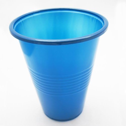 Сини Големи Пластмасови Чаши, 16-Унция за Еднократна употреба Big Party Еднократна Твърди Празнични 16 бр.