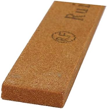 X-DREE Правоъгълни Абразиви За полиране на Масло Stone Stick Tool Кафяв 220 Размер на 5 бр. (Правоъгълни Абразиви За полиране