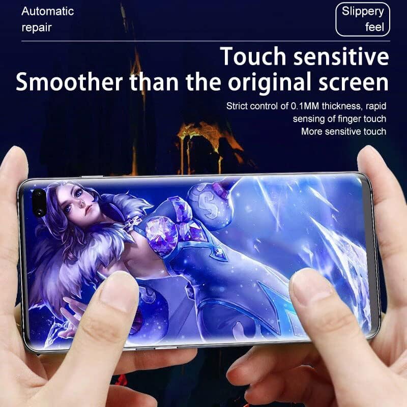 Защитно фолио от гидрогелевой фолио за Samsung Galaxy S20 5G и 4G / S20 5G UW, 2 бр., Прозрачен Мека Защитно