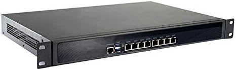 Защитна стена, VPN, 19-Инчов rack 1U, на Мрежово устройство, КОМПЮТЪР-рутер, Intel Core I3 3110M / 3120M, RS14, 8 Intel LAN / 2USB / COM / VGA / вентилатор (без връзка, БЕЗ памет, БЕЗ база, БЕЗ система)