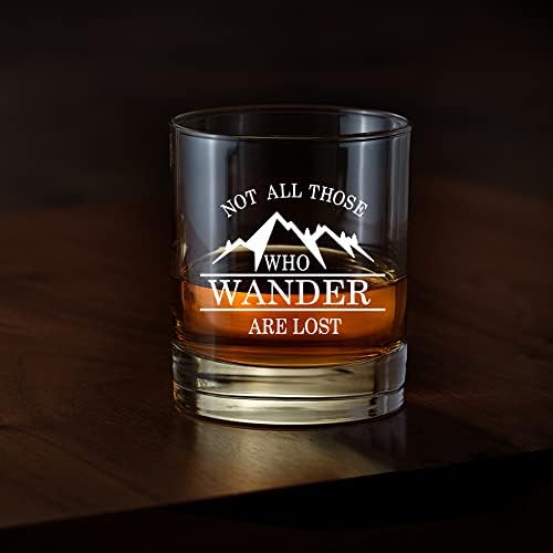 AGMdesign, това е Смешно, че Не всички скитащи губят чаши за уиски, Уникална идея за подарък за любителите на скално катерене на открито, за любовник на пътуване и друг-ту