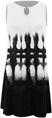 QtthZZr Черна Рокля-пуловер за жени, Коктейл Рокля без ръкави в Деня на Св. Патрик, по-Големи Размери, Домашно