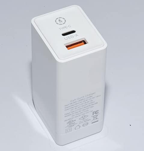 Зарядно устройство, USB C + A, YOWOCHUNG 65W GaN Tech Сгъваем адаптор за бърз стена зарядно устройство US Plug