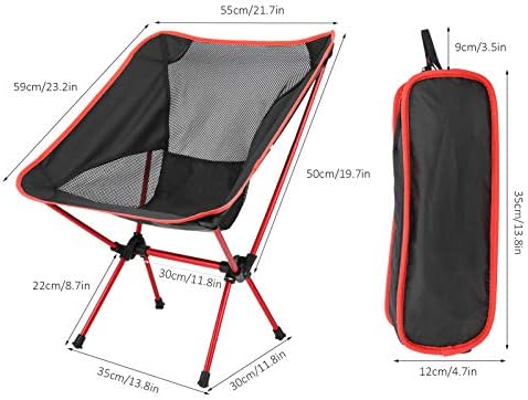 ALREMO HUANGXING - Сгъваем стол за риболов, удобен за переноске, outrigger ultralight стол, по-сигурен и здрав