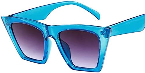 2023 Дамски Слънчеви очила с голям размер в ретро стил Ретро Котешко око, Ски Очила, Съвместими с поляризационными (син,