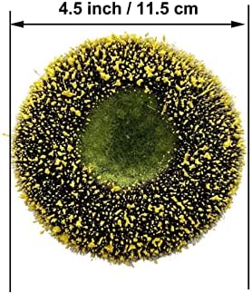 Опаковка от 5 пяна дъски Дискови цветя с диаметър 4 инча под формата на Центъра на Слънчоглед за Окото Венец във формата на цвете със собствените си ръце