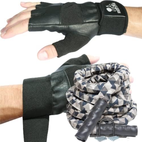 Комплект спортни Ръкавици XSmall с Борба с Въже, 2 инча x 50 метра
