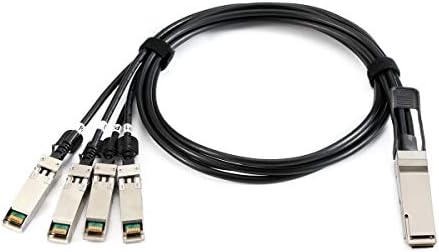 Кабел QSFP + 40 Г до 4 SFP + Пасивни Медни кабели КПР с директни връзки за Cisco H3C TP-Link, ZTE RIGOAL