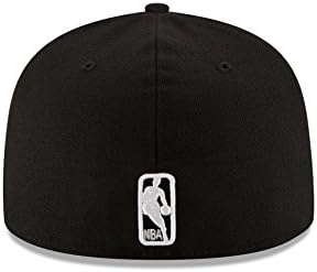 Черно-бяла Шапка NBA 59Fifty хипита