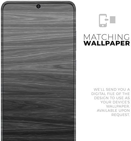 Дизайн Skinz от тъмно на Шистов дърво, Защитно Vinyl стикер, Амбалажна филм, Съвместима с Samsung Galaxy S20 (покритие