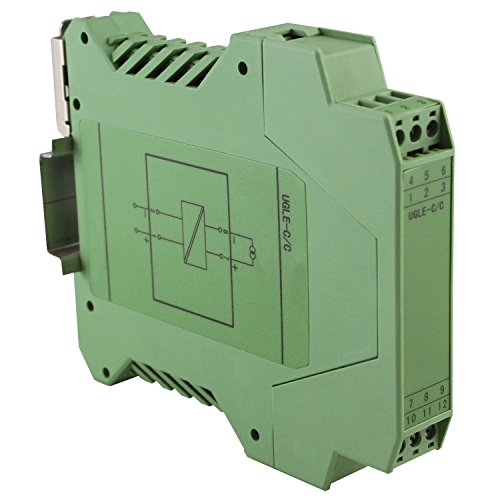 ASI ASI451129 Изолатор на аналогов сигнал с петлевым захранван от 4 до 20 мА, Едноканален, монтиране на DIN-шина