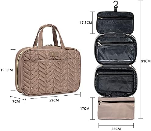 Дамски козметични чанти U + U, Пътна чанта за тоалетни принадлежности, Окачени Чанта за тоалетни принадлежности,