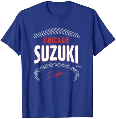 Тениска с име и номер на Seiya Suzuki Chicago (Отпред и отзад)