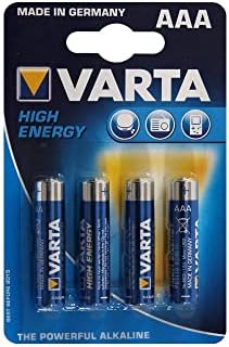 Алкална батерия Varta AAA 4 в опаковка
