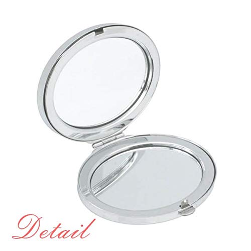 Национален символ на Оман Ориентир Модел Огледало Портативен Сгъваем Ръчен Грим Двойни Странични Очила