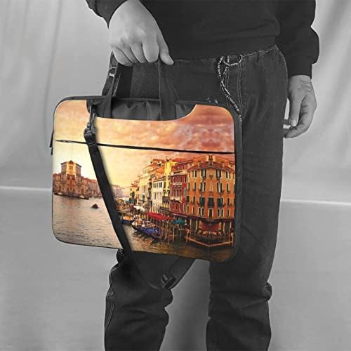 Плажната Тематична Чанта с Черупки, На 15.6-Инчовата Чанта За лаптоп, за Бизнес Чанта През рамо, Защитен Калъф За Носене