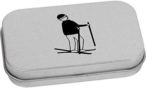 Лидице кутия за канцеларски материали Azeeda 'Skier' с метални панти / Кутия за съхранение (TT00192205)