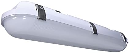 Satco (65-820 20 W, Паропроницаемый линейна лампа с мощност от 2 фута за избор на Cct; Клас на защита Ip65 и Ik08; Потъмняване 0-10 за паркиране В търговски складове от топла до студе