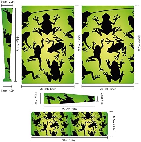 Frog Shadow Оставя Пълно Защитно покритие за кожата Дизайн Амбалажна Стикер Стикер е Съвместима с конзолата PS5 Digital