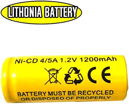 (3 опаковки) Подмяна на батерии ni-cd батерии 1.2 1200 ма батерия за аварийно осветление знак за излизане Lithonia
